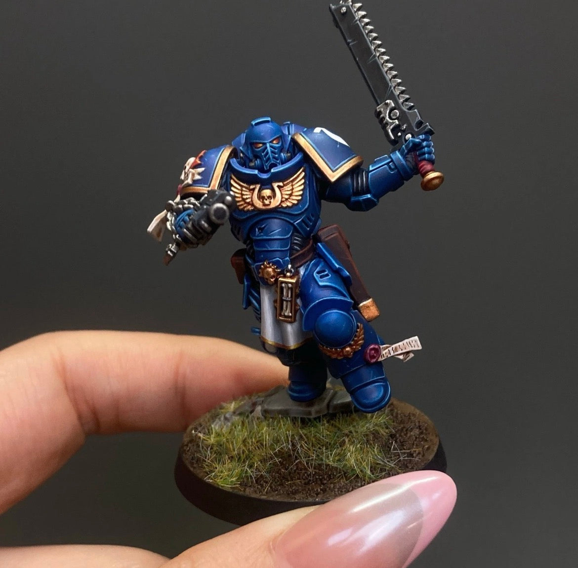 Warhammer 40K Ultramarines Lieutenant Titus Space Marines