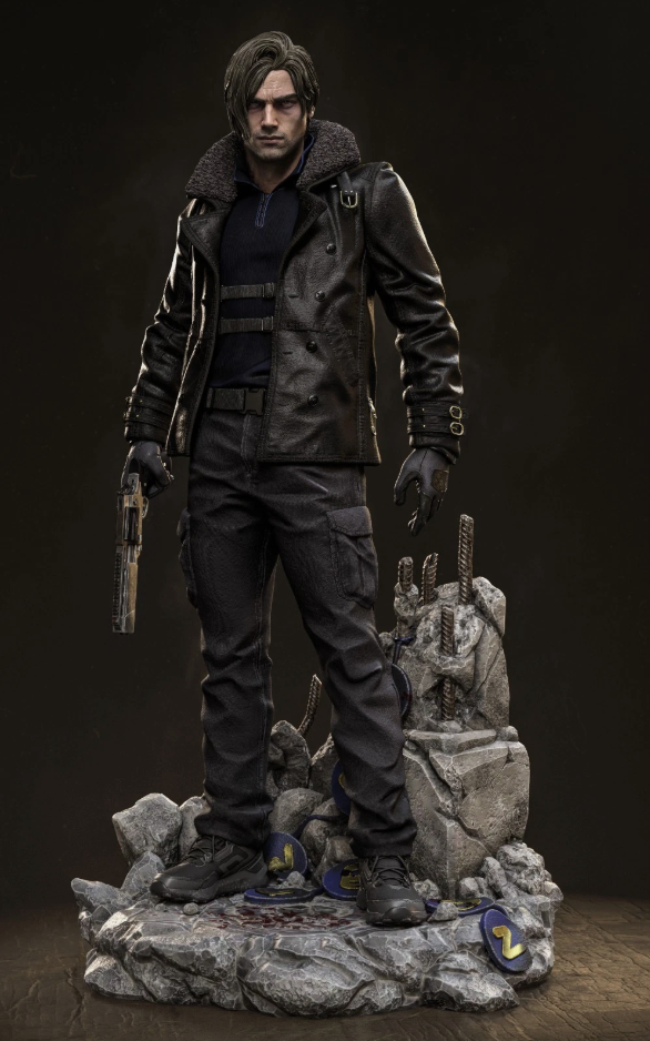 Leon Requiem 1/6 Scale Figure Statue painted Garage Kit Resin