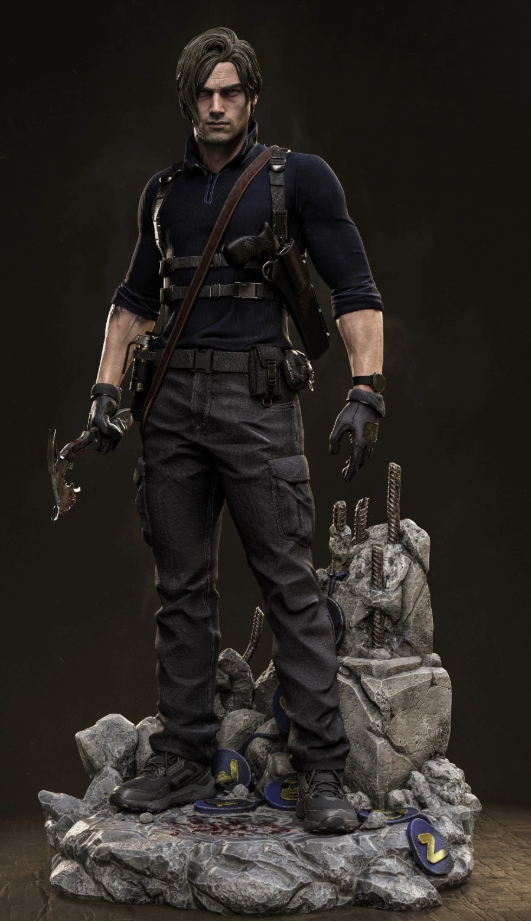 Leon Requiem 1/6 Scale Figure Statue painted Garage Kit Resin