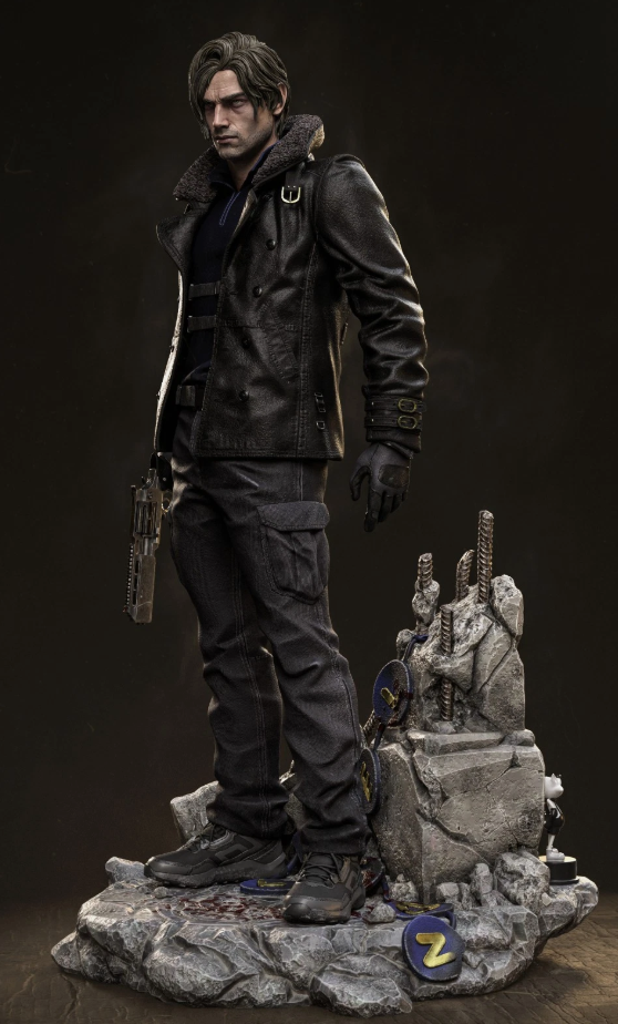 Leon Requiem 1/6 Scale Figure Statue painted Garage Kit Resin