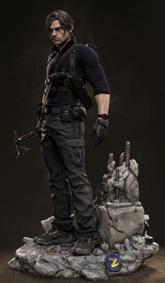 Leon Requiem 1/6 Scale Figure Statue painted Garage Kit Resin