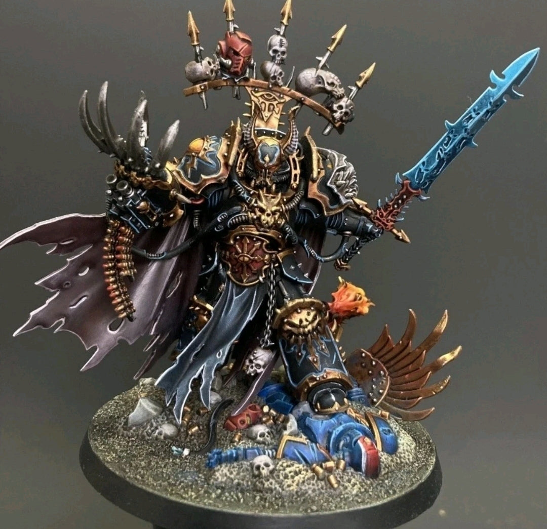 Chaos Space Marines Abaddon The Despoiler Warhammer 40K Painted Games Workshop