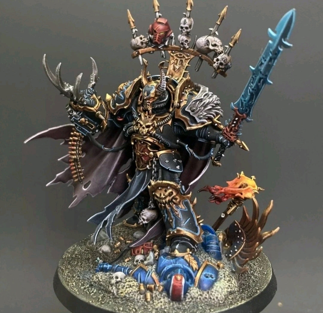 Chaos Space Marines Abaddon The Despoiler Warhammer 40K Painted Games Workshop
