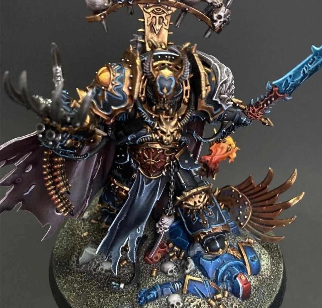 Chaos Space Marines Abaddon The Despoiler Warhammer 40K Painted Games Workshop