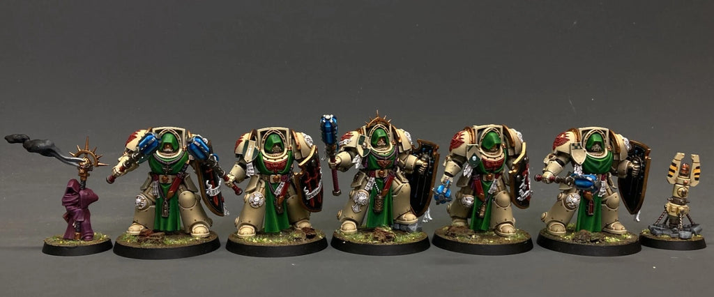 Fully Painted Deathwing Knights Commision
