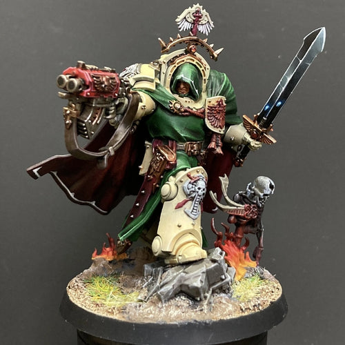 Belial,Grand Master Of Deathwing Space Marines Painted Warhammer 40k