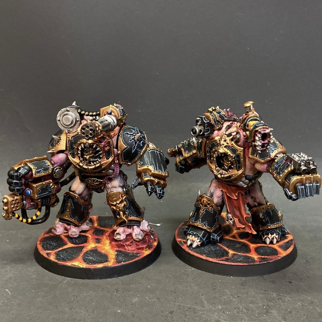 Chaos Space Marines Warpforged Obliterators Warhammer 40k
