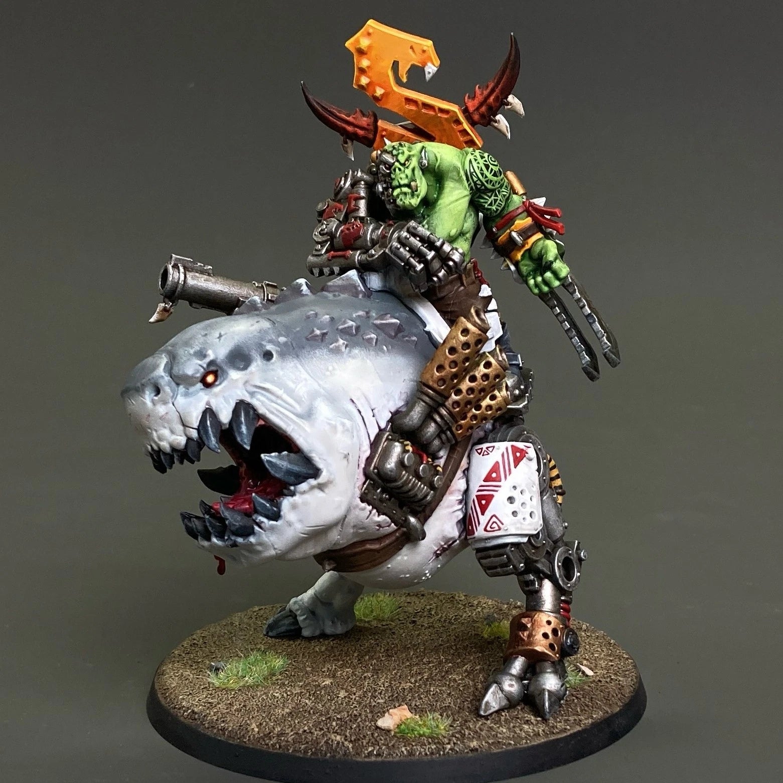 Warhammer 40K Orks Mozrog Skragbad Painted