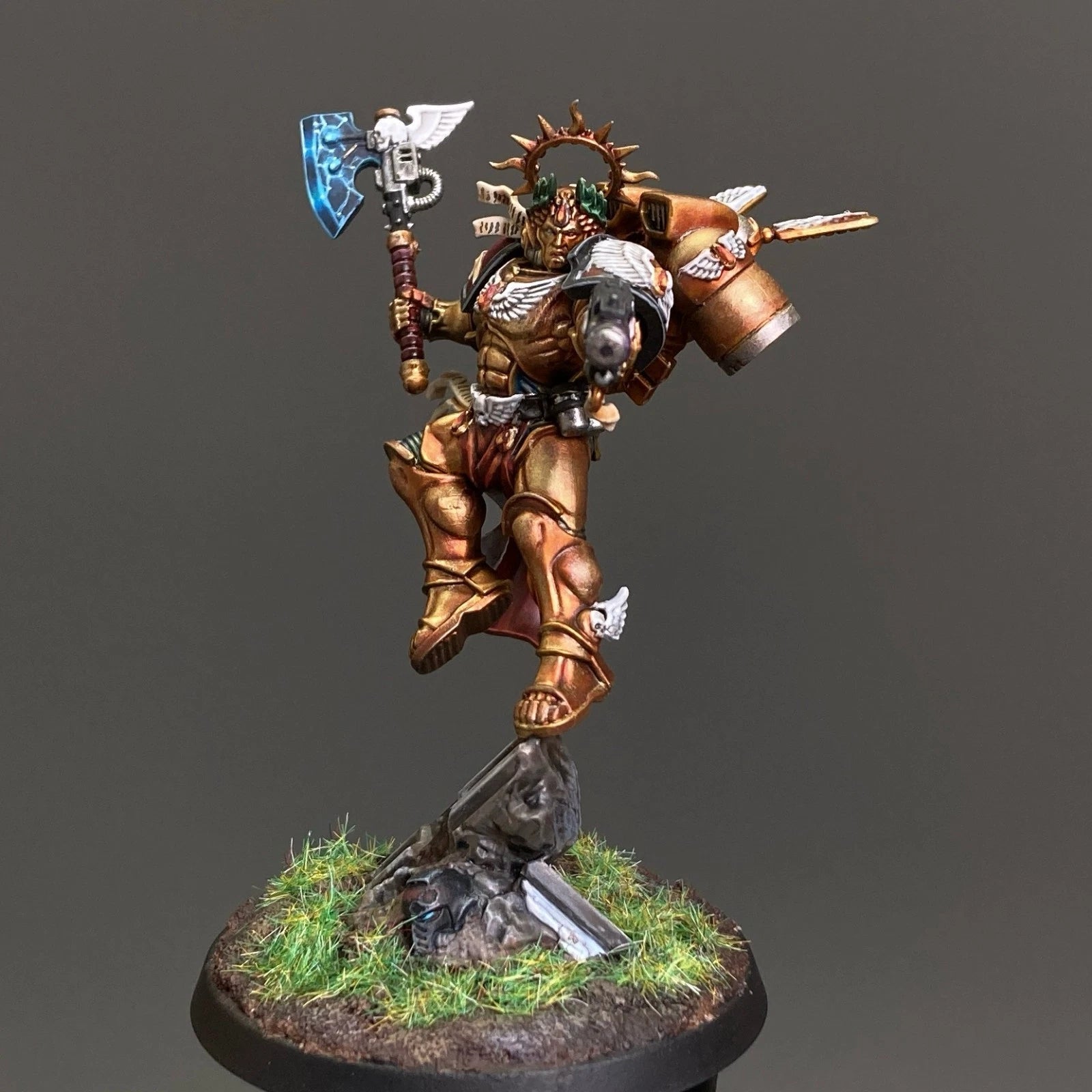 Warhammer 40k Blood Angels Commander Dante Minis