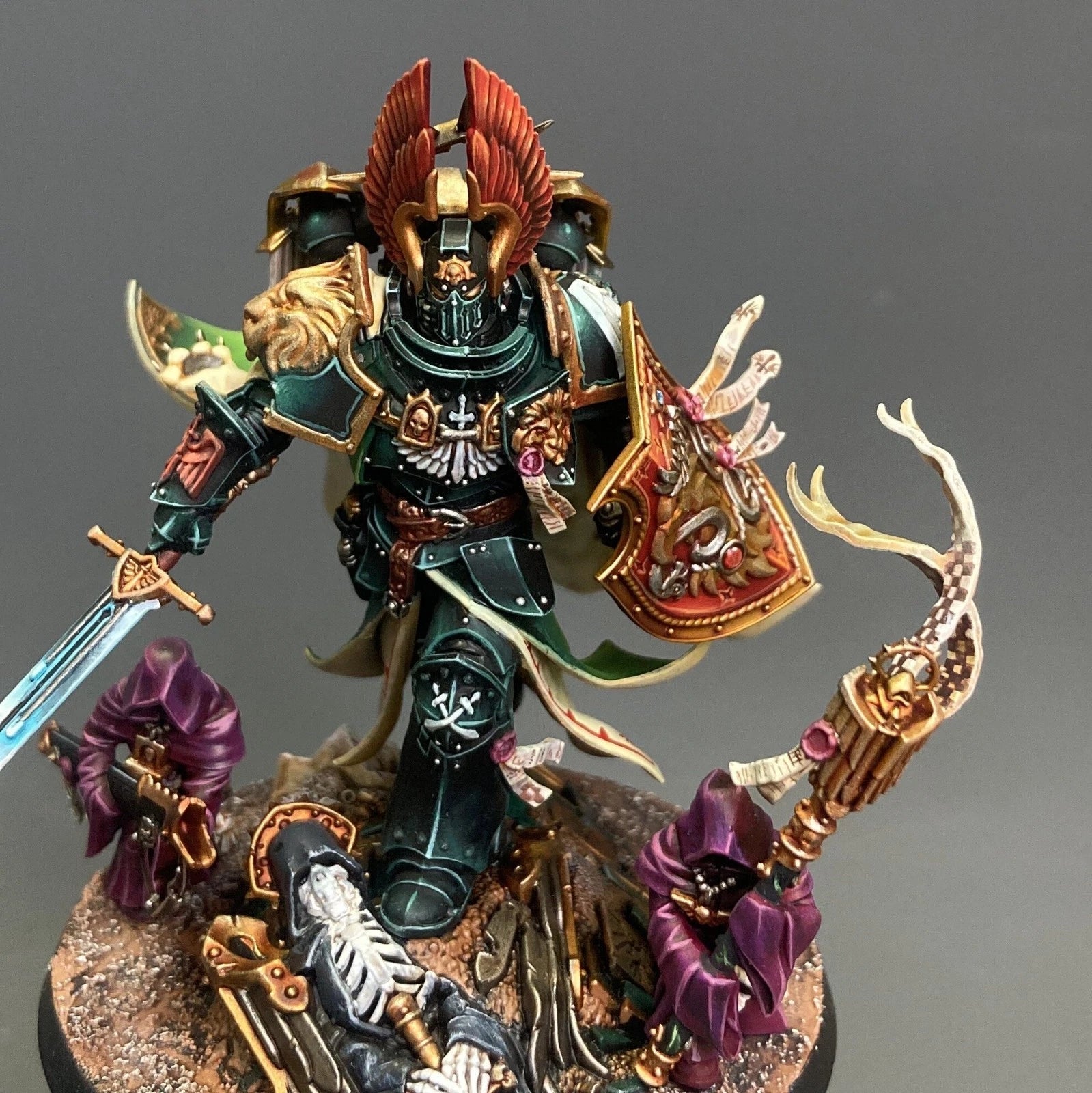 DARK ANGELS LION EL'JONSON Space Marines Pro Painted Warhammer 40k