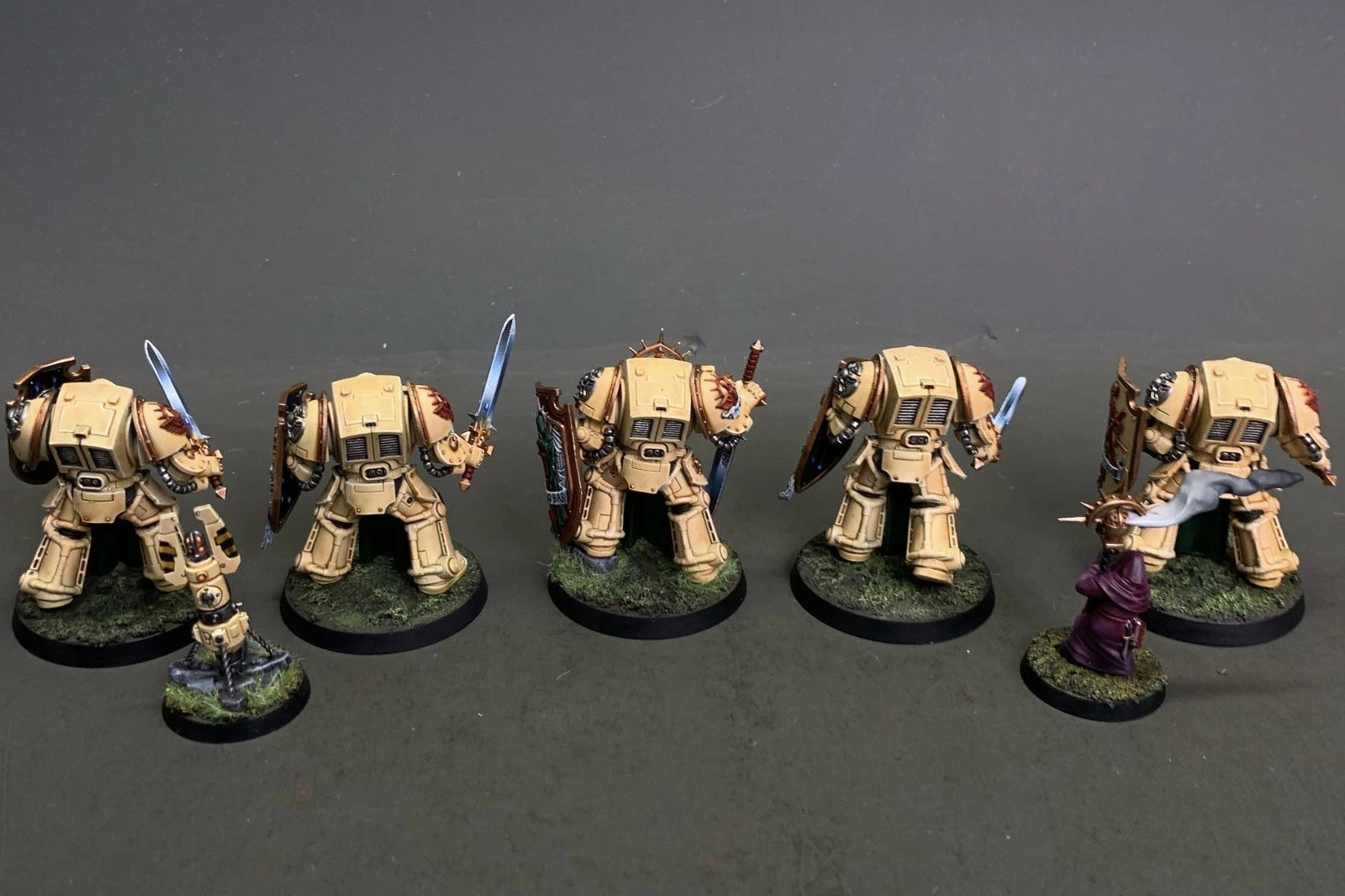 Warhammer 40K Dark Angels Deathwing Knights Painted Space Marines