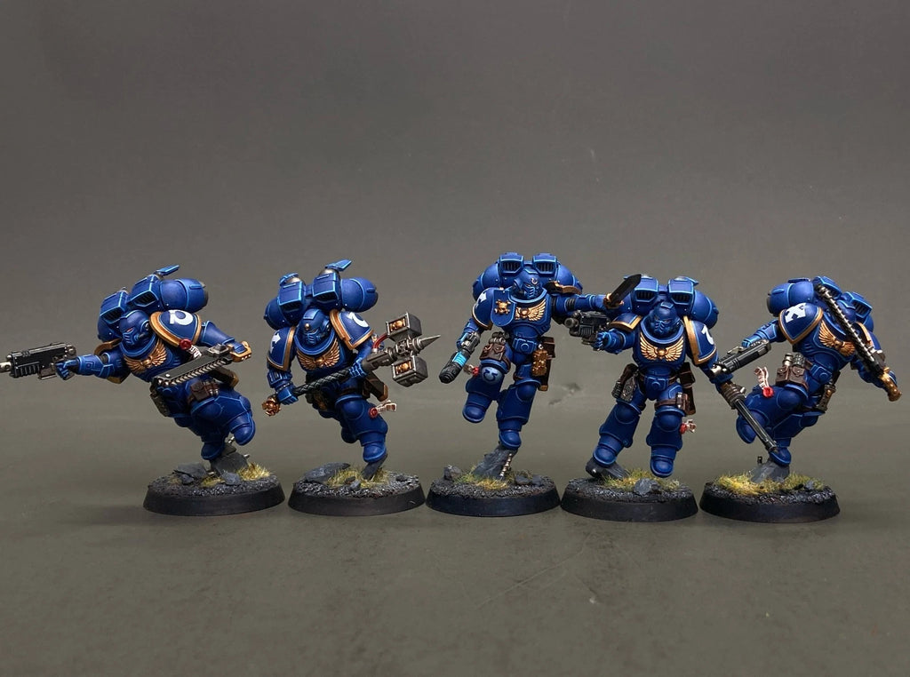 Warhammer 40K Space Marines Jump Pack Intercessors Ultramarines