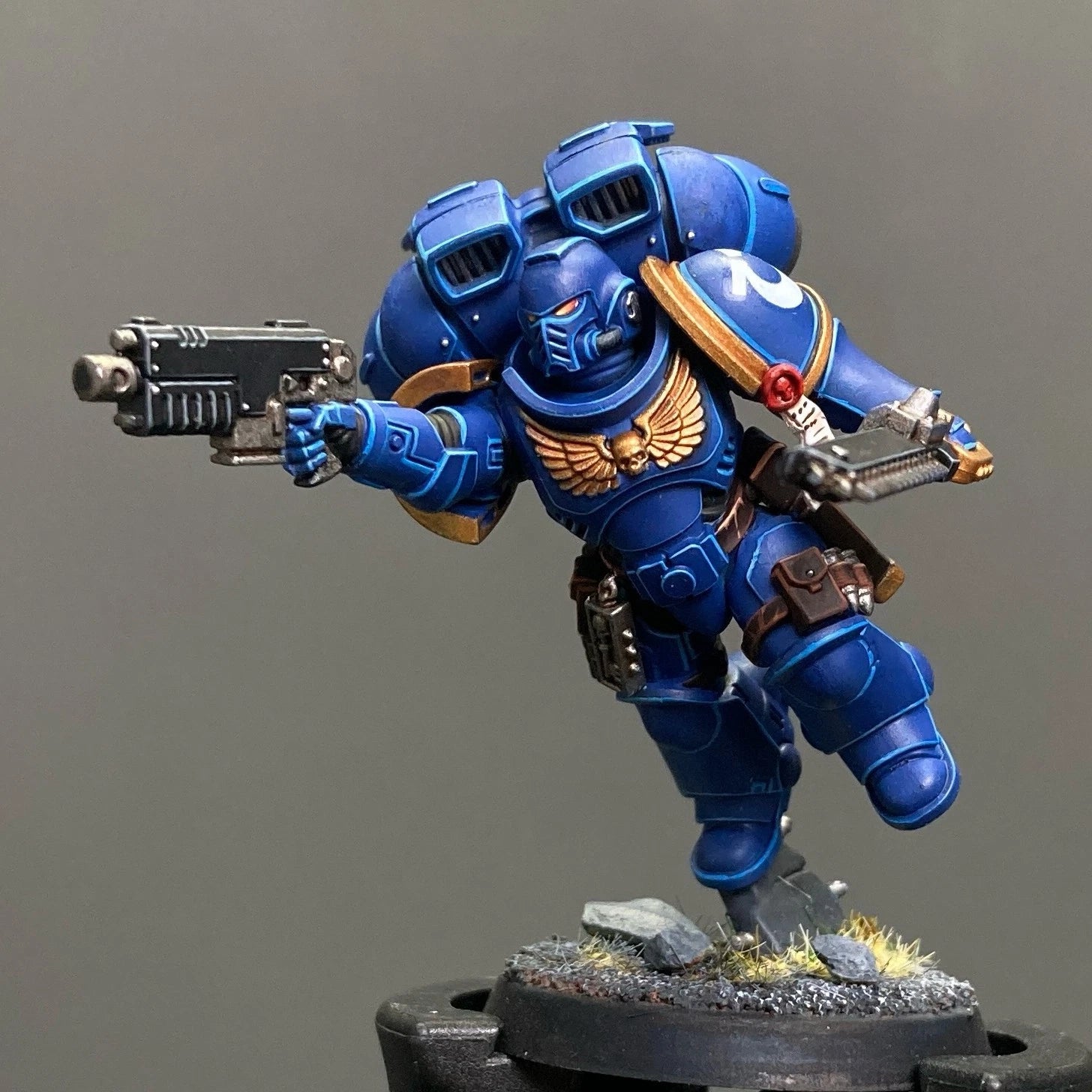 Warhammer 40K Space Marines Jump Pack Intercessors Ultramarines