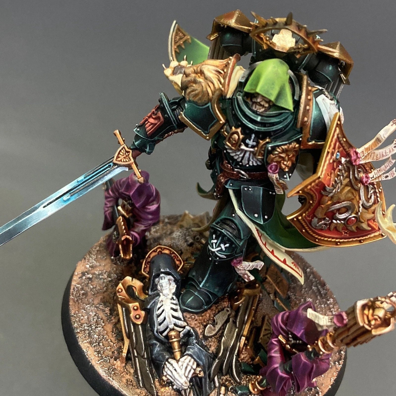 DARK ANGELS LION EL'JONSON Space Marines Pro Painted Warhammer 40k