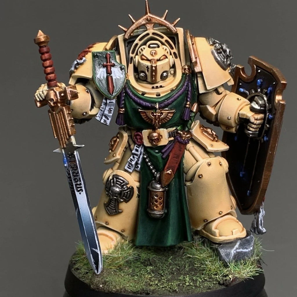 Warhammer 40K Dark Angels Deathwing Knights Painted Space Marines