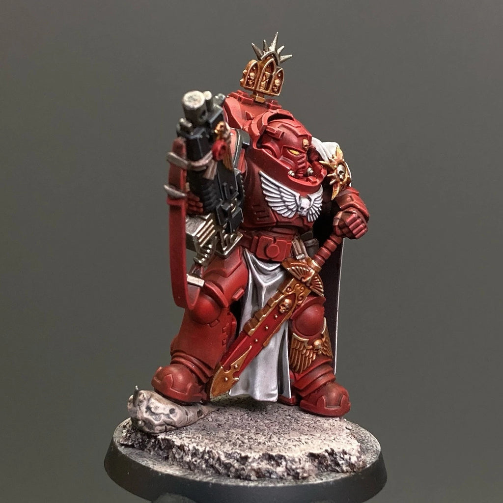 Warhammer 40K Blood Angels Captain With Master-Crafted Heavy