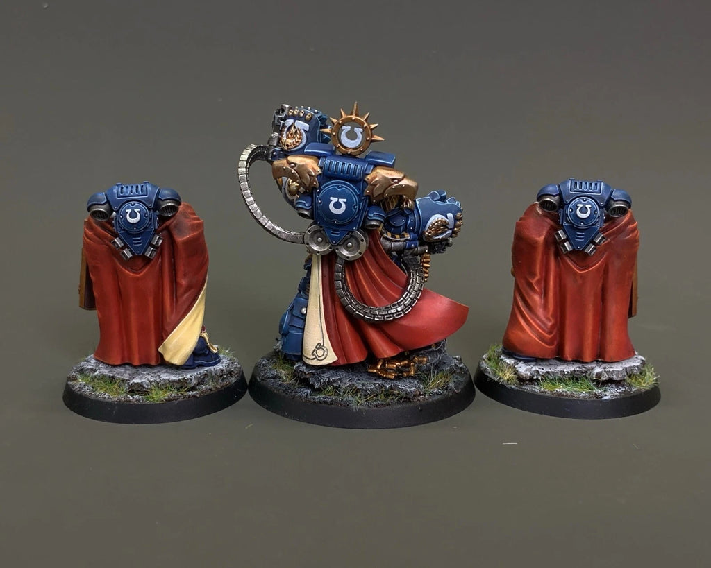 Warhammer 40K Ultramarines Marneus Calgar With Victrix Honour Guard