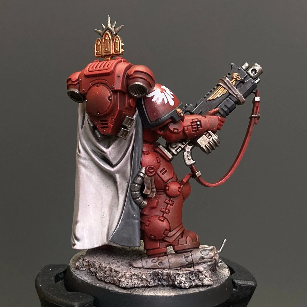 Warhammer 40K Blood Angels Captain With Master-Crafted Heavy