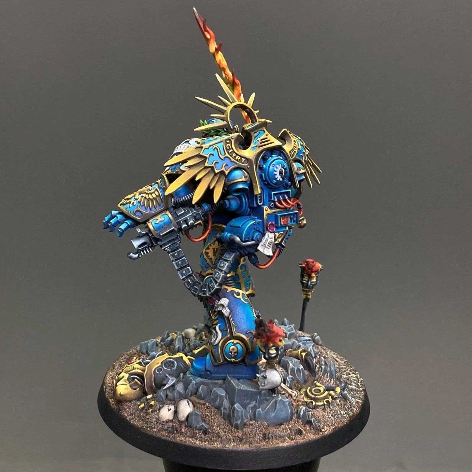 Warhammer 40K Ultramarines Triumvirate Primarch Roboute Guilliman Painted