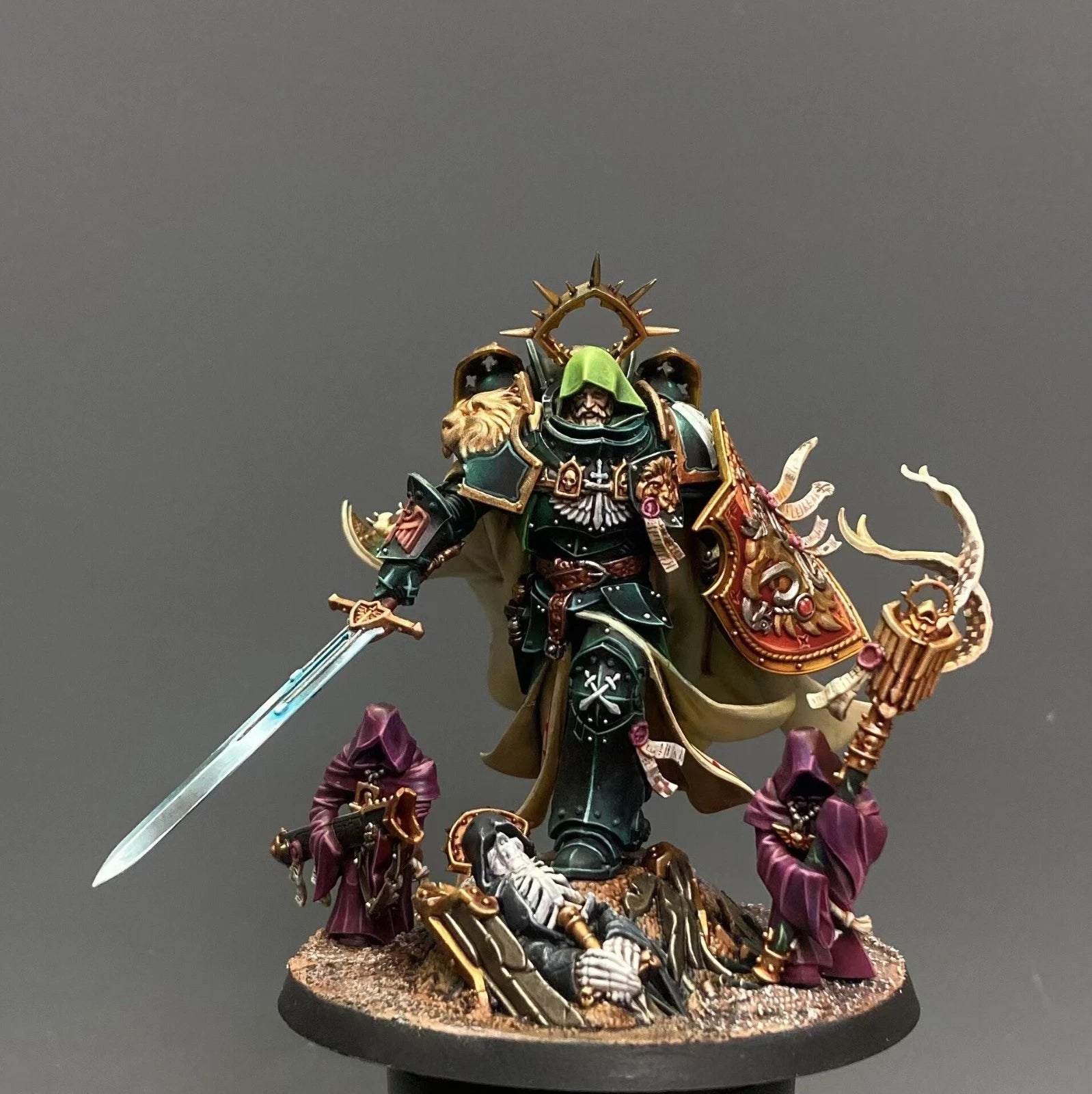 DARK ANGELS LION EL'JONSON Space Marines Pro Painted Warhammer 40k