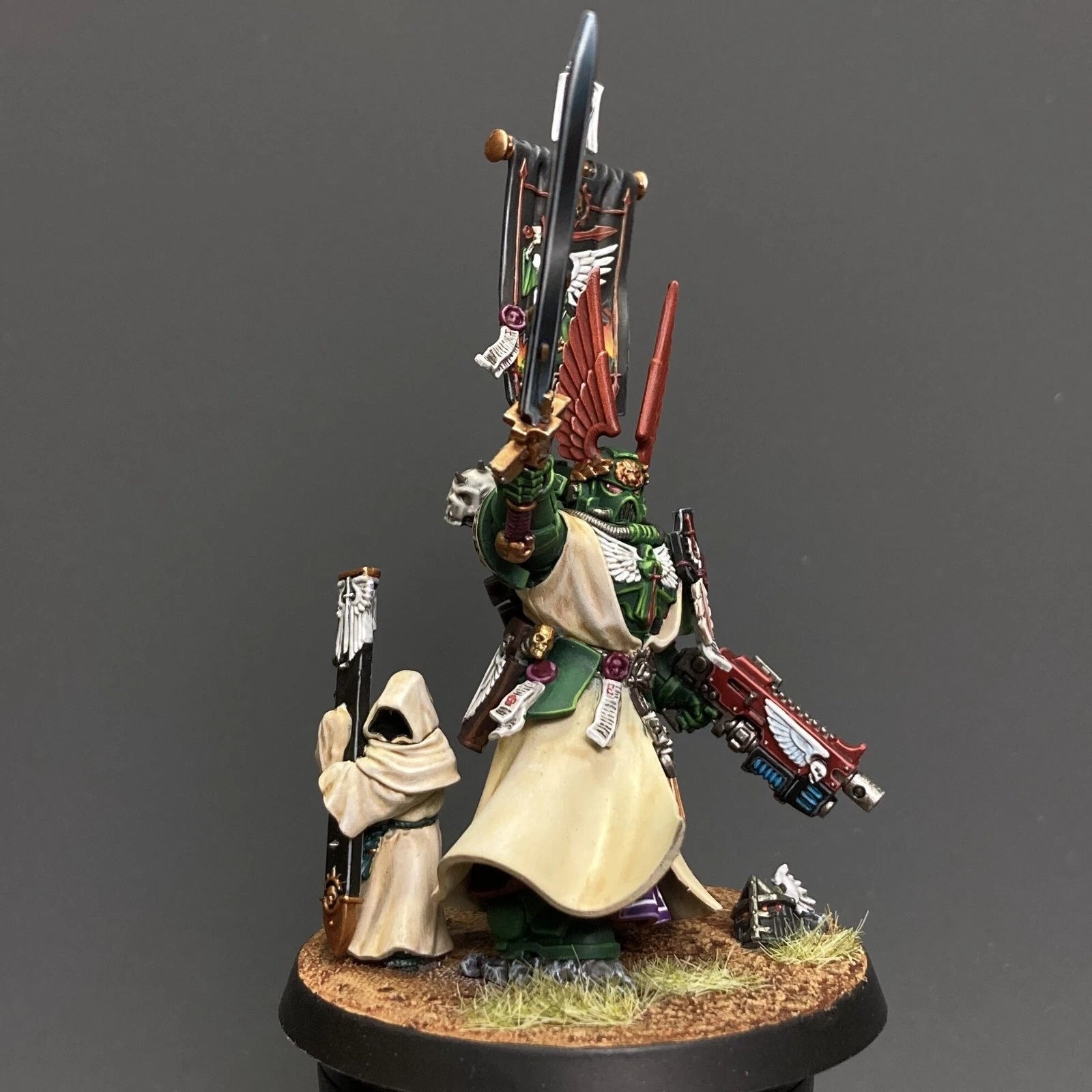 Warhammer 40k Dark Angels Azrael Supreme Grand Master Painted