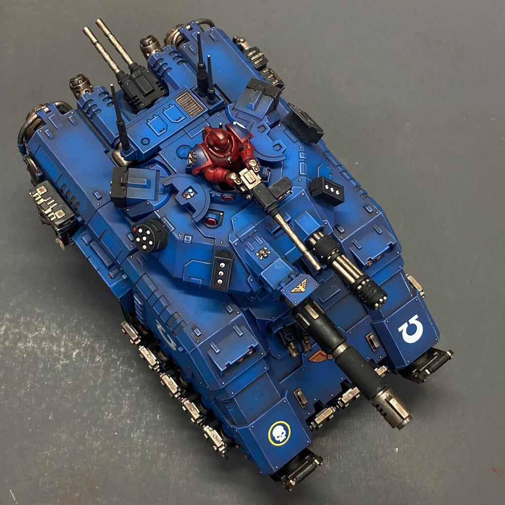Warhammer 40k army Primaris Repulsor Executioner Ultramarines Painted Tank