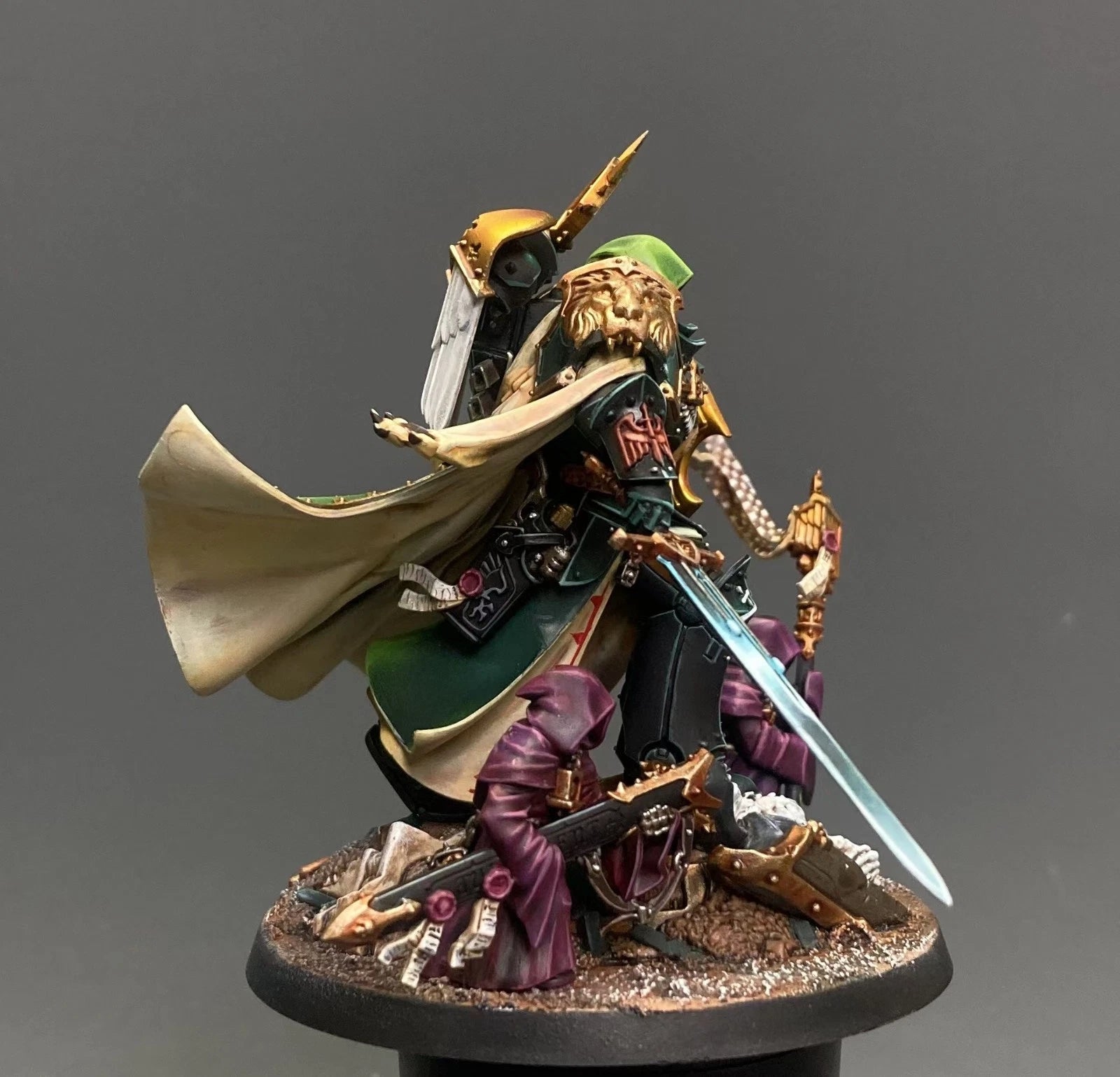 DARK ANGELS LION EL'JONSON Space Marines Pro Painted Warhammer 40k