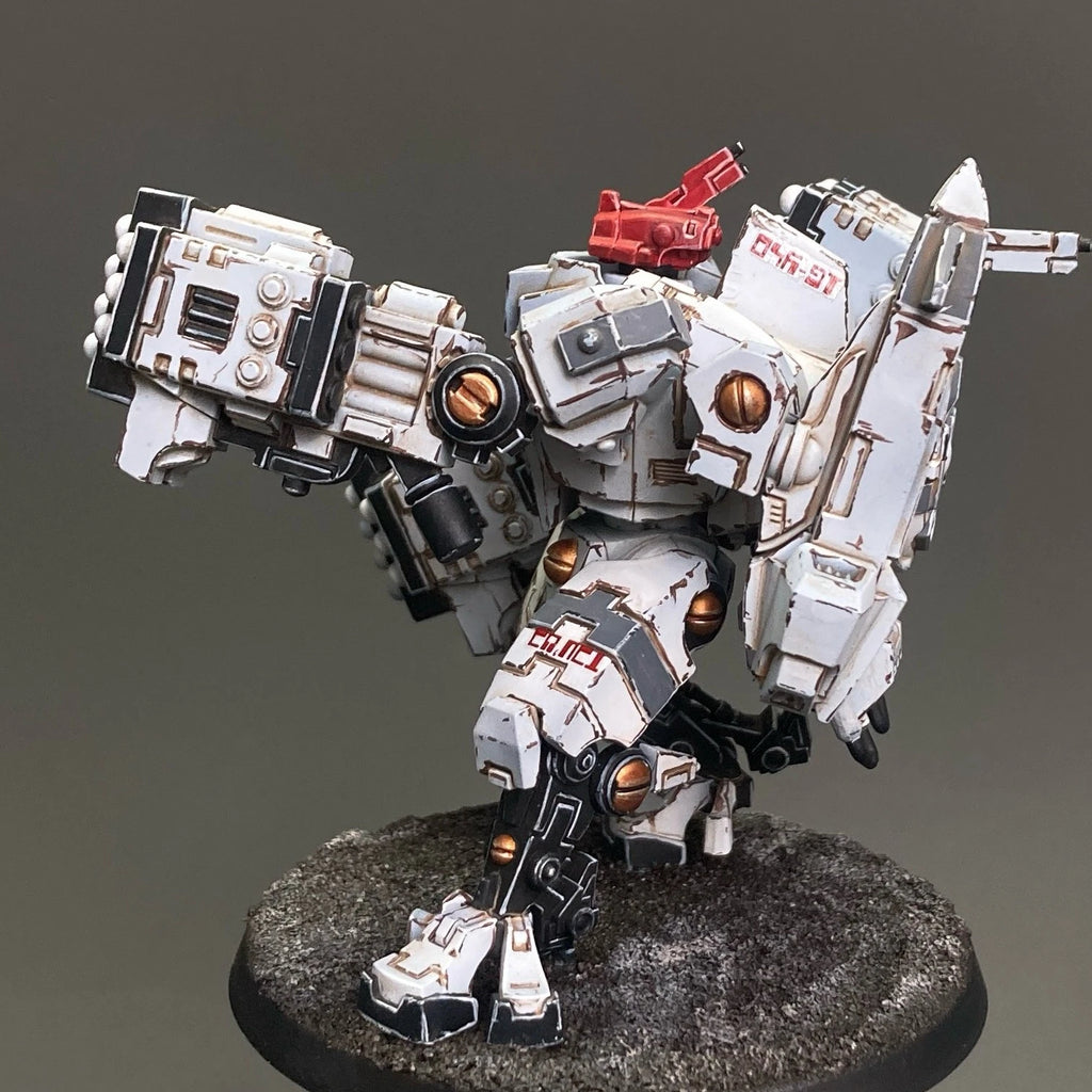 Warhammer 40K Tau Empire Broadside Battlesuit Painted