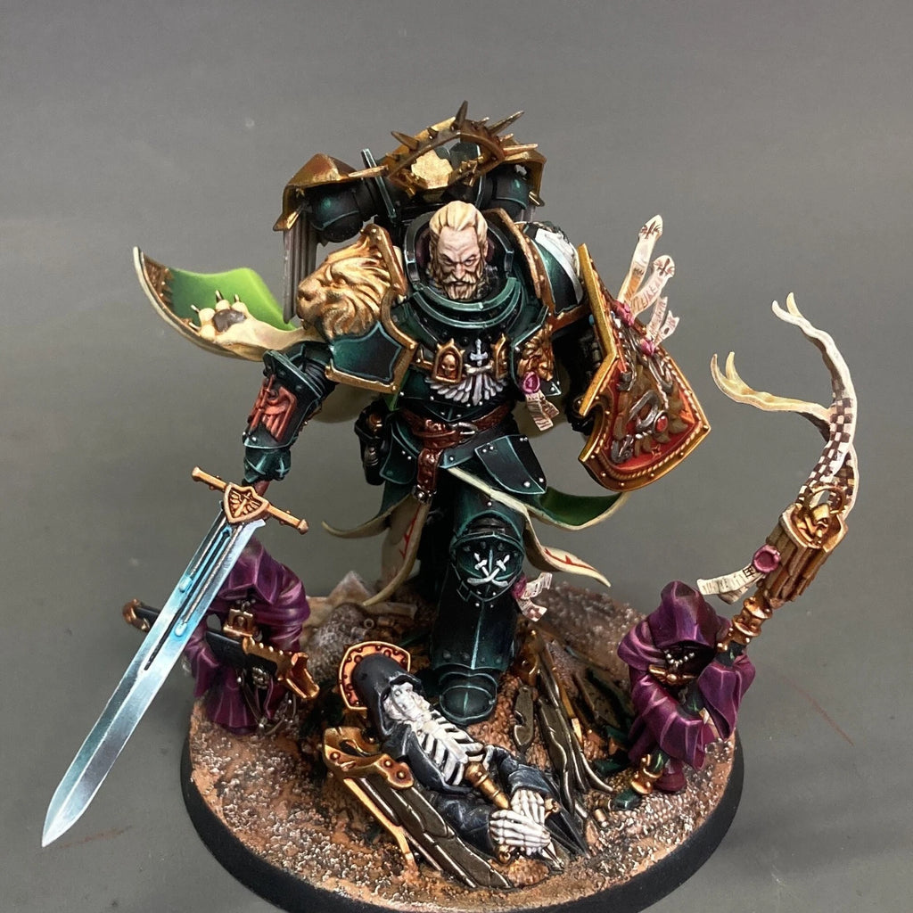 DARK ANGELS LION EL'JONSON Space Marines Pro Painted Warhammer 40k