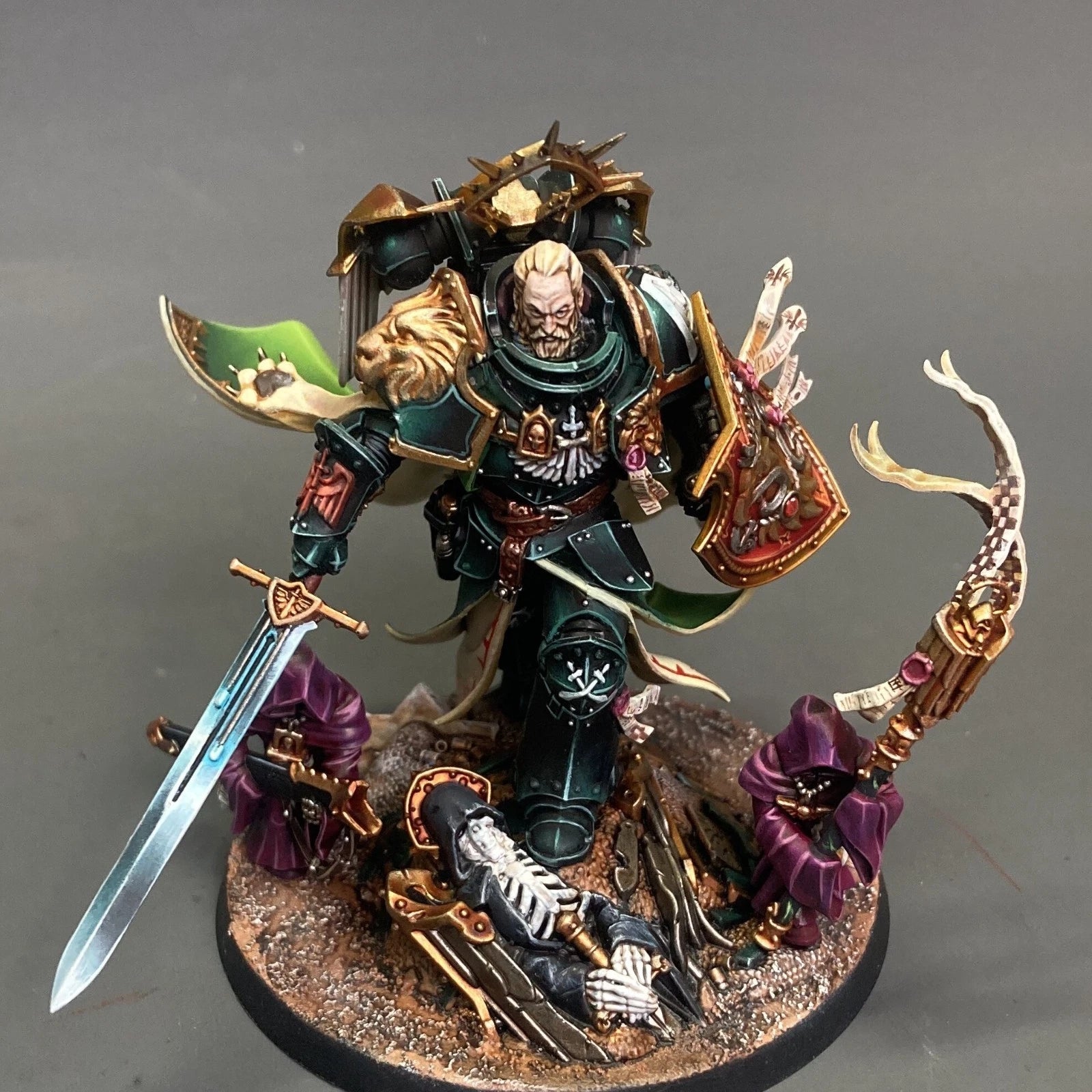 DARK ANGELS LION EL'JONSON Space Marines Pro Painted Warhammer 40k