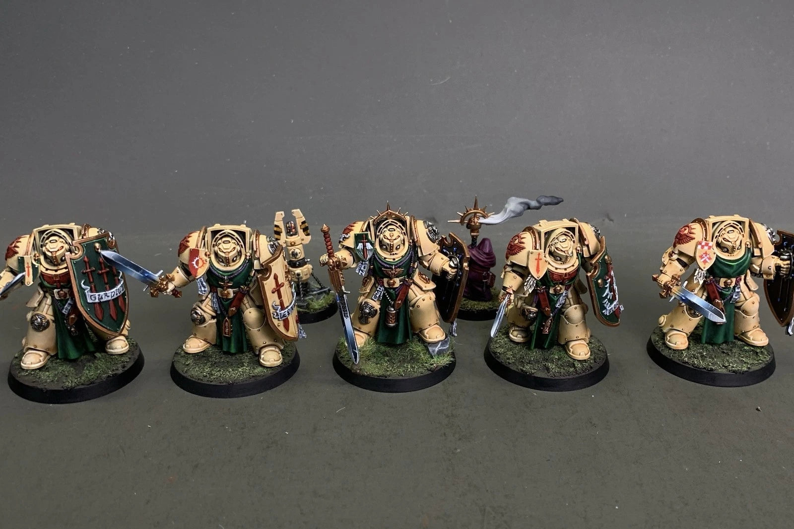 Warhammer 40K Dark Angels Deathwing Knights Painted Space Marines